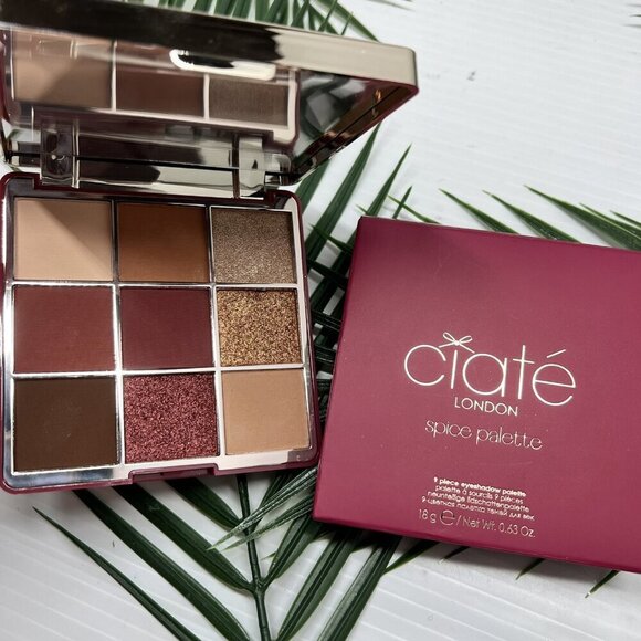 Ciate London Spice Palette Eyeshadow 9 Neutral Shades! $39 MSRP Brand NIB - Picture 5 of 6